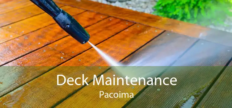 Deck Maintenance Pacoima